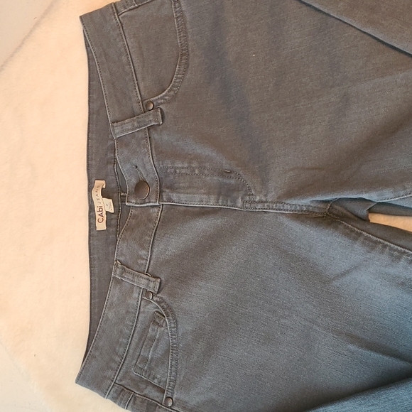 Cabi Womens Straight Leg Jeans Size 8 Color Grey - Picture 5 of 10